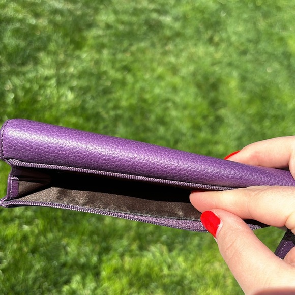 Coach | ALX Slim Envelope Purple Wallet - Picture 12 of 12